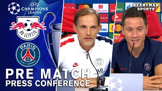 Thomas Tuchel & Ander Herrera - RB Leipzig v PSG - Pre-Match Press Conference - Champions League 🇫🇷