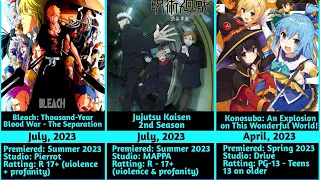 ANIME THAT WILL SHOW IN 2023 (WINTER, SPRING & SUMMER) ❄☀🌧