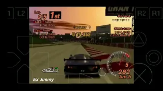 Gran Turismo 2 ロータス エリーゼ GT1 Original Setting & Normal Tires Red Rock Valley