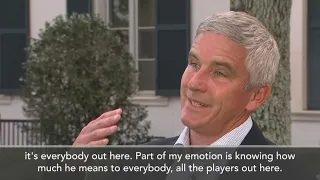 "We love him" - PGA Commissioner Jay Monahan on Tiger Woods accident.