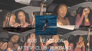 SZA - SOS FIRST REACTION @ MIDNIGHT MUKBANG (AFTER THE CLUB)