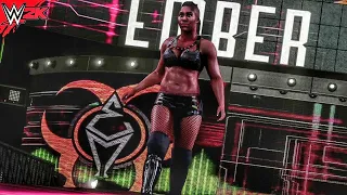 Ember Moon 2021 w/ Rise From The Ashes theme & Entrance GFX v2 | WWE 2K19 PC Mods