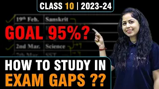 How to Study between Gaps | Class 10th RoadMap As Per DateSheet🔥
