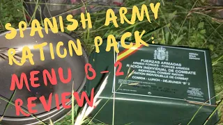 Spanish Army MRE Ration Pack - Menu B-2 Dinner | Review