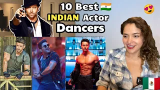 10 Best INDIAN Actor Dancers | Reaction | Indian Actors | Foreigner Girl