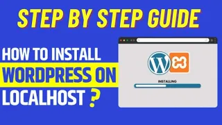 How to Install WordPress on Xampp Localhost (Windows 10/11) step by step guide for beginners in 2024