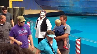 Funny Mime at Sea World Orlando Florida