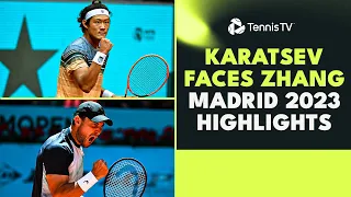 Aslan Karatsev Faces Zhizhen Zhang For Place In Semis! | Madrid 2023 Highlights