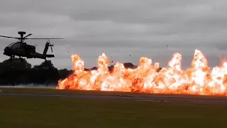 RIAT 2017 - WAH-64D Apache Army Air Corps Attack Helicopter Display Team