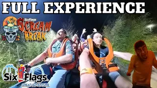 Six Flags Great Adventure Scream Break Full Experience (POVs, Food, Mazes & More!) | Vlog 4/11/23