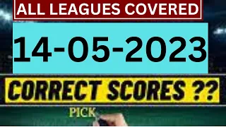 FOOTBALL PREDICTIONS TODAY 14/5/2023|SOCCER PREDICTIONS|BETTING TIPS| Today's betting tips14/5/2023