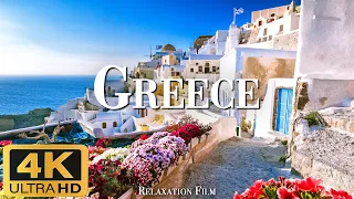 GREECE 4K Ultra HD (60fps) - Scenic Relaxation Film with Piano Music - 4K Relaxation Film