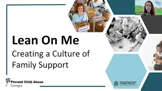 Lean on Me: Creating a Culture of Support