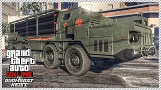 GTA 5 DOOMSDAY HEIST DLC - CHERNOBOG IN SINGLE PLAYER! HUGE MISSILE DESTRUCTION