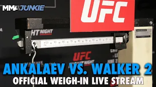 UFC Fight Night 234: Ankalaev vs. Walker 2 Official Weigh-In Live Stream