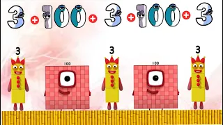 Numberblocks 3 in addition count and times in 5 stage