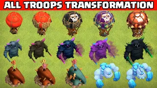 All Troops Level 1 to Max Upgrade 😍 - Town Hall 16 Max Troops ( Clash of Clans )