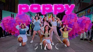 [JPOP IN PUBLIC NYC - TIMES SQUARE] STAYC (스테이씨) - 'POPPY' Dance Cover