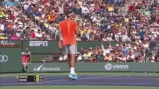 Federer, Djokovic Feature In Best Hot Shots Of Indian Wells 2015