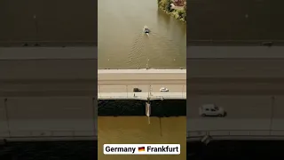 4K Bird's Eye View of Germany Frankfurt 2023