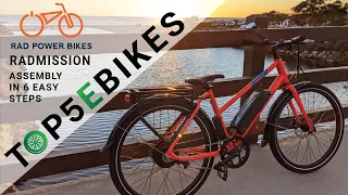 Radmission Electric metrobike : Assembly in 6 easy steps