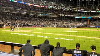 Last out and celebration of the Mets second ever no-hitter April 29, 2022