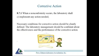 ISO/IEC 17025:2017 - Section 8.7 Corrective Actions