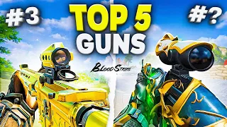 TOP 5 BEST GUNS AND LOADOUT IN BLOOD STRIKE!