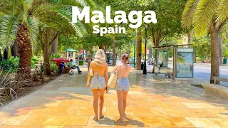 Malaga, Spain 🇪🇸 July 2023 4K-HDR Walking Tour (▶188min)