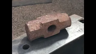 Forging a Wood Splitting Maul