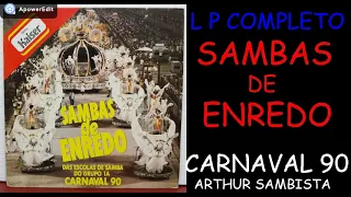 SAMBAS DE ENREDO 1990 ( COMPLETO ) - SAMBAS ENREDO RIO DE JANEIRO