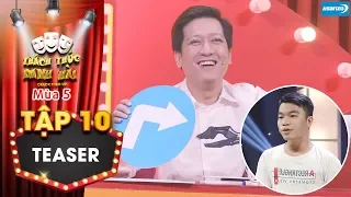 Thách thức danh hài 5|Teaser tập 10: Mượn sân khấu để cưa crush, thí sinh bị Trường Giang loại gấp?