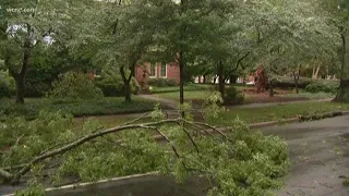 Severe storms hit the Carolinas