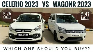 Maruti Celerio 2023 Vs Wagon R 2023 - Which Is Better | Maruti Wagon R 2023 vs Celerio 2023