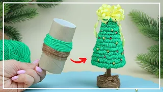 🎄 Soft Yarn Christmas Tree 🎅 Christmas Crafts ❤ Christmas Tree Idea Making with Wool