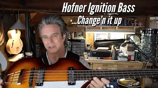 Hofner 500/1 Ignition Bass Upgraded. German Hofner Parts. #hofner #paulmccartney  #thebeatles