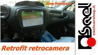 Jeep Renegade display 8,4" retrofit retrocamera
