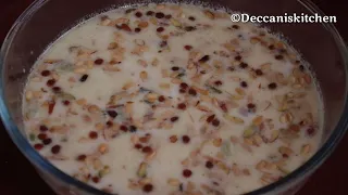 Eid Ka SheerKhurma |  Hyderabadi Sheer Khurma Recipe Without Khowa And Condensed Milk|