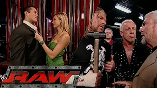 Randy Orton, Evolution & Eric Bichoff Backstage Segments RAW Mar 07,2005