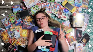 My ENTIRE Nintendo Switch Collection 2022 - Consoles, Accessories, + Games!!