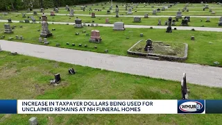 Dozens of unclaimed remains buried, cremated each year in New Hampshire
