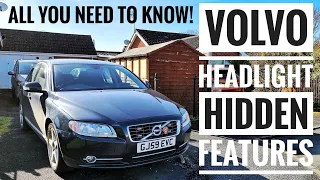 Volvo Headlights?! *HIDDEN FEATURES* - Volvo TIPS and Tricks