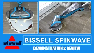 Bissell SpinWave Powered Hard Floor Mop Review & Demonstration