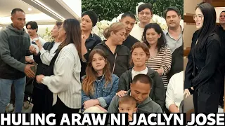 Jaclyn Jose Huling Gabi💔Philmar Alipayo at mga ANAK Dinala Nito sa Huling Burol ng Lola Nila Jaclyn