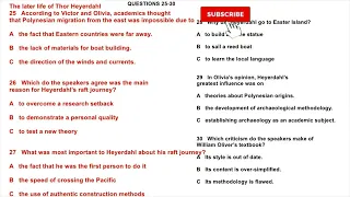 Thor Heyerdahl very | IELTS LISTENING TEST | SECTION-3