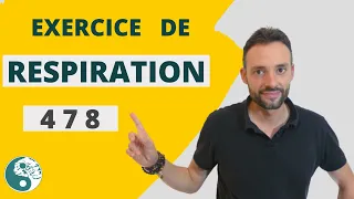 EXERCICE DE RESPIRATION 4 7 8          S'ENDORMIR RAPIDEMENT OU DIMINUER SON STRESS EN 2 MIN!!!