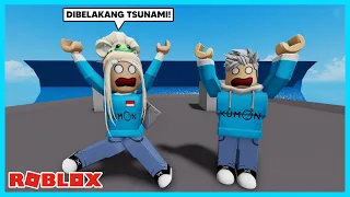 GREGET! Aku Harus Bertahan Hidup Dari Tsunami Besar! - Roblox Indonesia