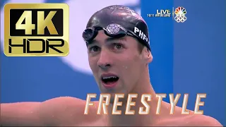 - 4K 60FPS HDR - Michael Phelps - 200m Freestyle World Record - 2008 Beijing Olympics -