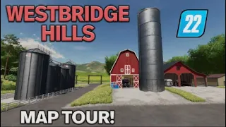 A TRIUMPH!! “WESTBRIDGE HILLS 22” FS22 MAP TOUR! NEW MOD MAP | Farming Simulator 22 (Review) PS5.