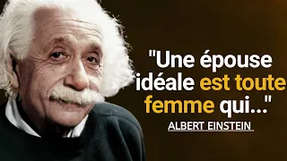 Les Meilleures Citations et aphorismes d'Albert Einstein |Vie, Science, Sagesse, Femme|
